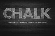 Chalk Board Lettering, a Texture Illustration by Ally Heart (Thumbnail 1 of 6)