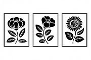 Minimal Flower Laser Cut Silhouette, an Illustration by Amazin_art (Thumbnail 3 of 11)