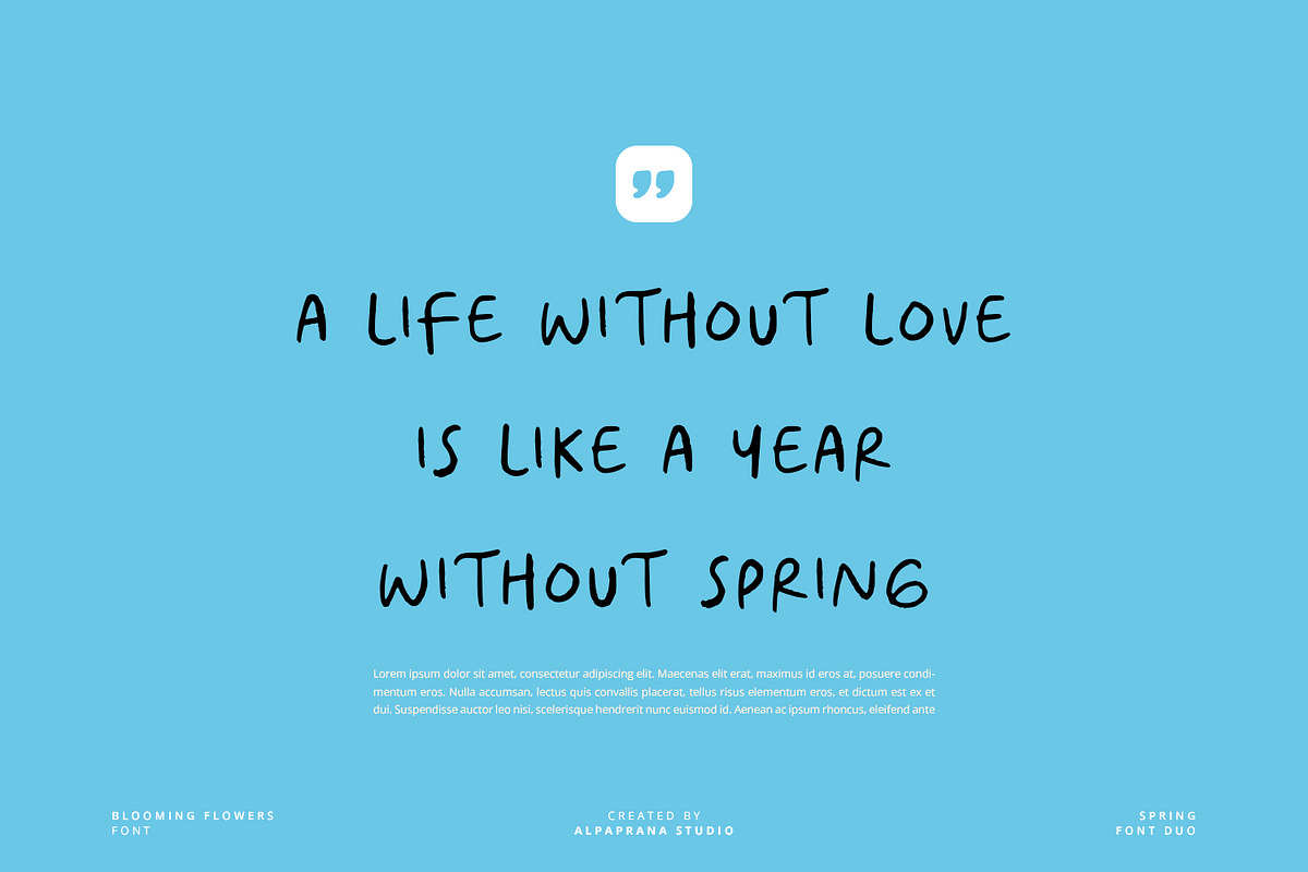 Blooming Flowers - Font Duo, a Script Font by Alpaprana (Photo 7 of 10)