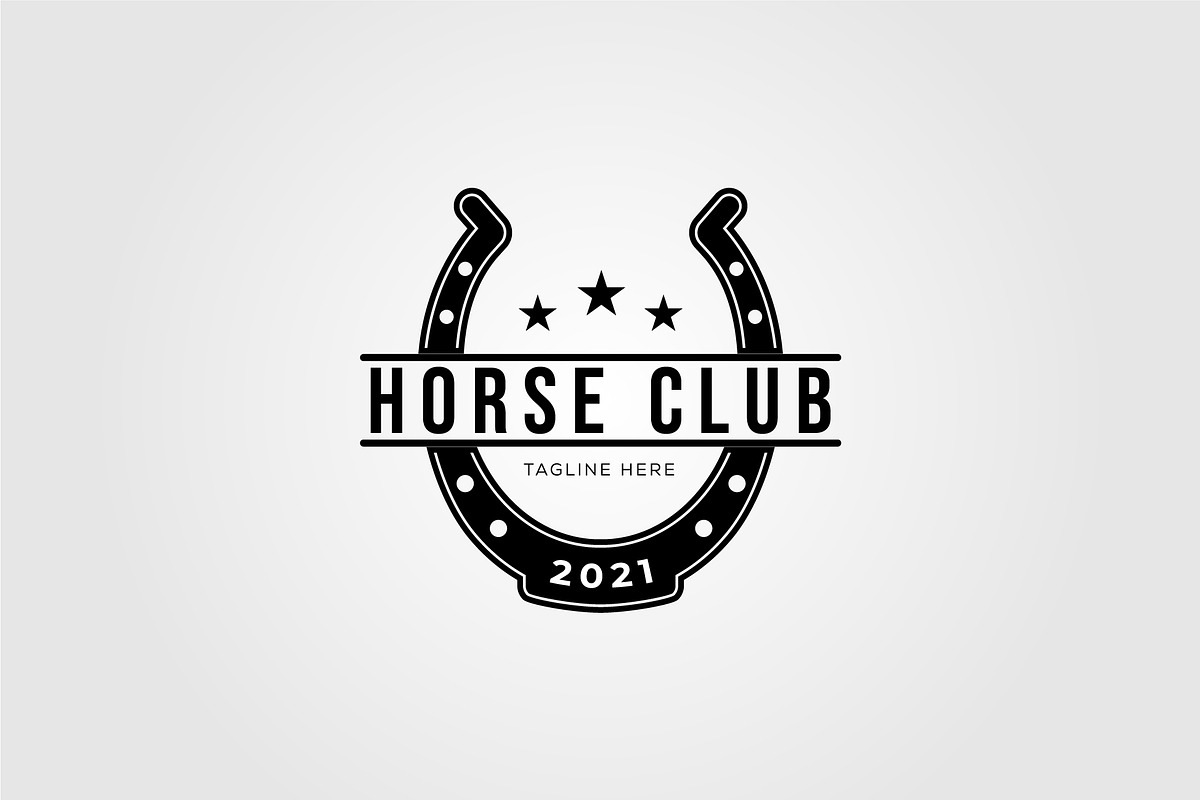 blacksmith horseshoe stable logo, an Object Illustration by Rizkaarishandy_shop