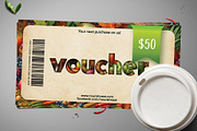 Food Event Gift Voucher, a Card Template by Tzochko (Thumbnail 1 of 3)