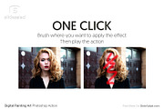 Digital Painting Photoshop Action, an Action Add-On by SlideSalad (Thumbnail 2 of 21)