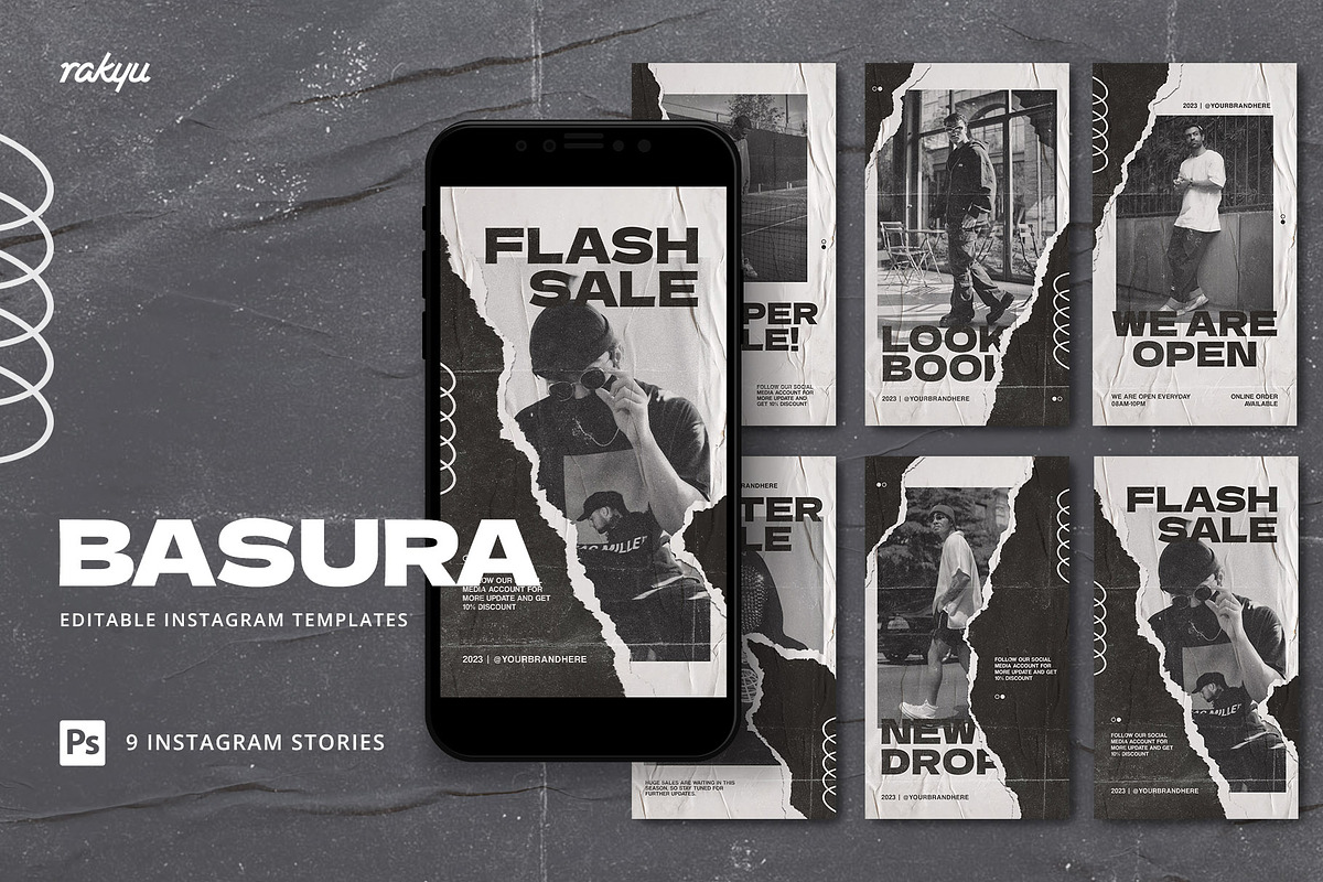 Basura - Instagram Templates, a Social Media Template by Rakyu (Photo 1 of 4)