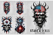 Stars and Skulls, an Object Graphic by Digital Art Creations (Thumbnail 1 of 6)