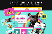 Pet Shop Shopify Theme Bundle, a Shopify Template by Template Twist Shop (Thumbnail 1 of 9)