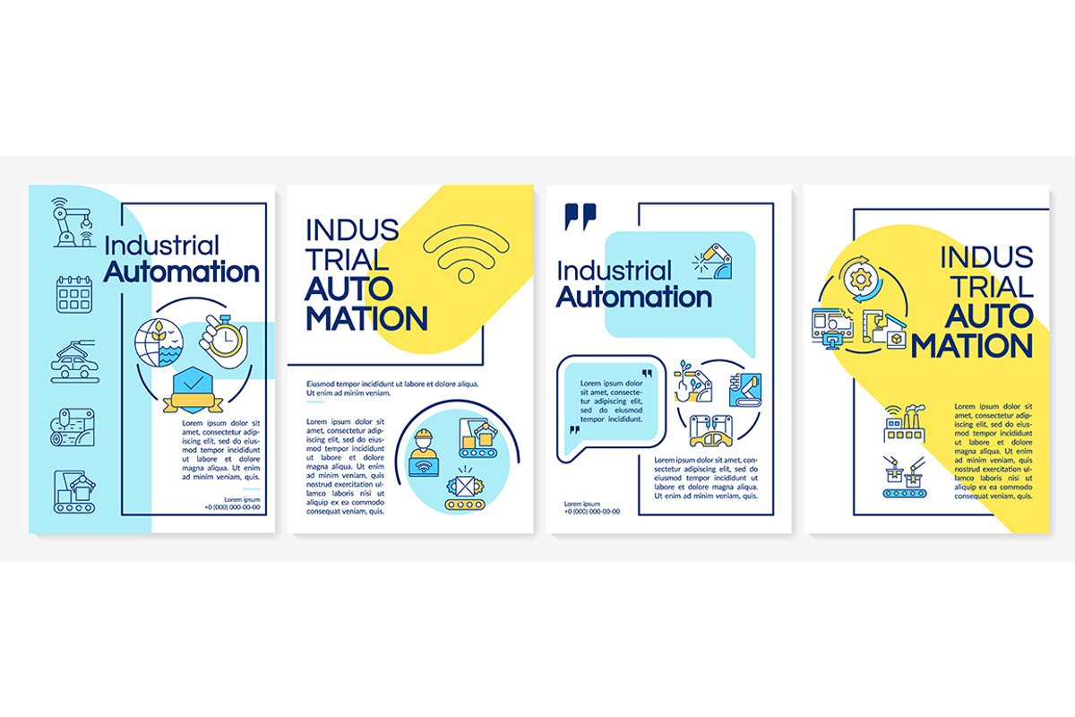 Industrial automation brochure, a Brochure Template by IMG Visuals