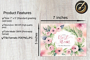Printable Mother’s Day Card – 7x5, a Card Template by Print Haven (Thumbnail 4 of 4)