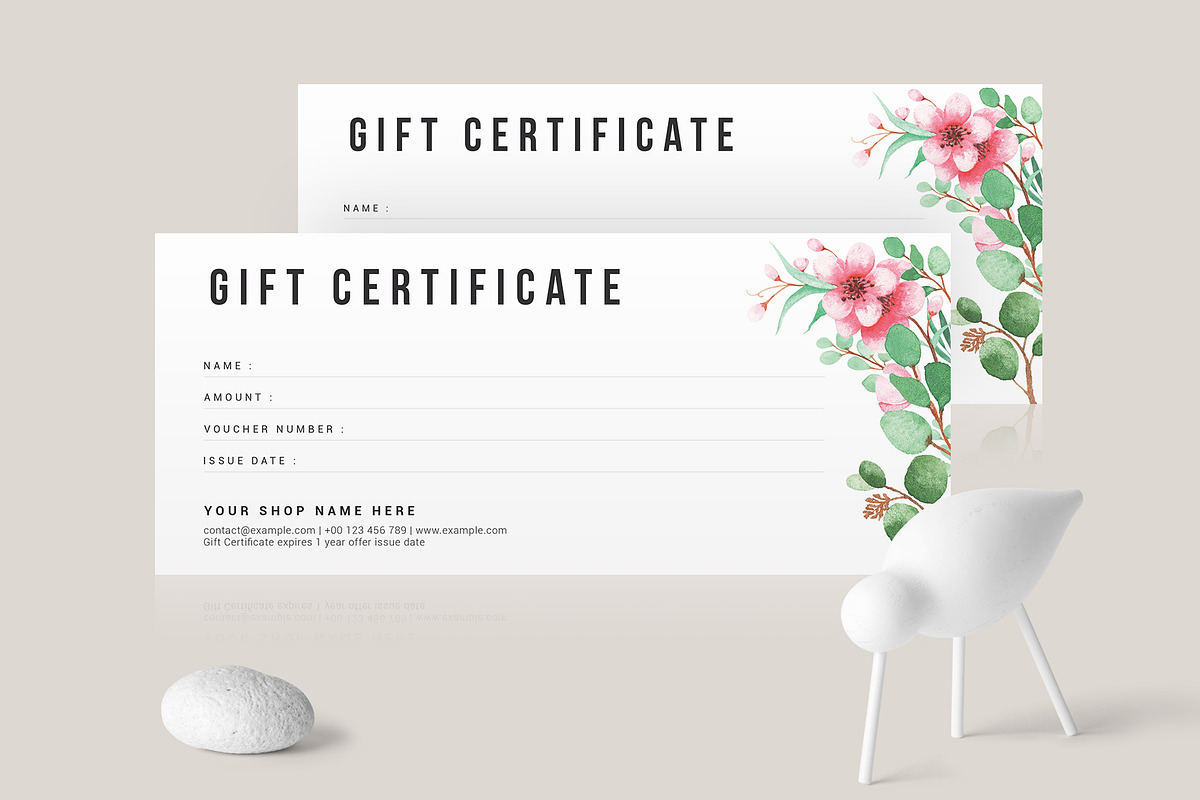 Gift Certificate, a Card Template by Amit Debnath (Photo 6 of 6)
