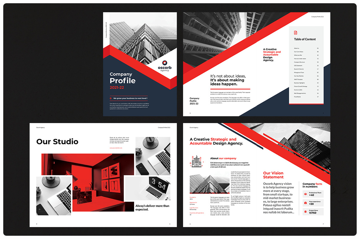 Company Profile Brochure, a Brochure Template by StudioGraficso (Photo 6 of 10)