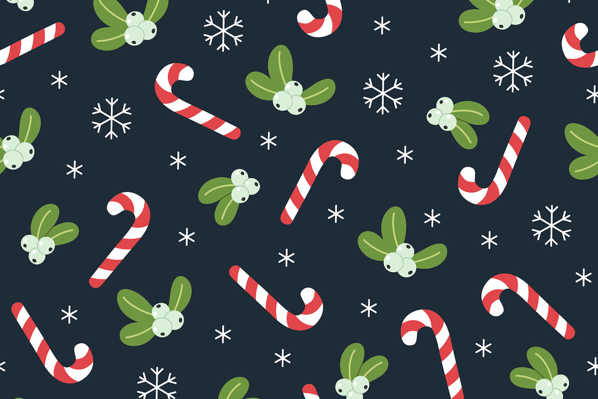 Christmas Seamless Pattern Set, a Background Graphic by Barsuk's Shop (Photo 10 of 12)