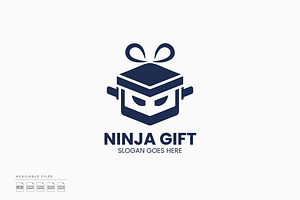 Ninja Gift Logo, a Branding & Logo Template by Zeer Graphic