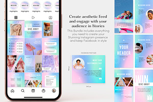 Instagram Gradient Engagement Bundle