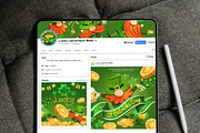 Lucky Leprechaun Bash Watercolor, an Object Illustration by CreativeValuation (Thumbnail 11 of 13)