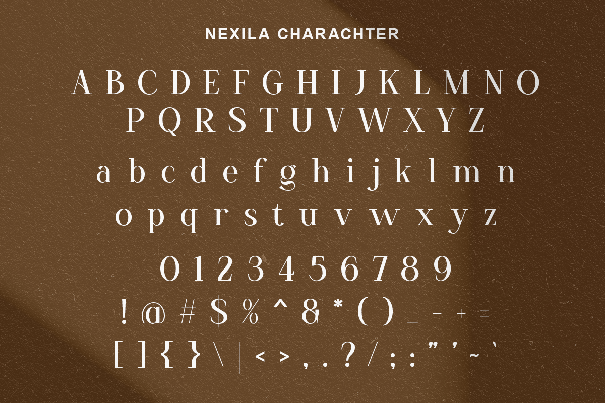 Nexila - Luxury Serif Font, a Serif Font by RagamKata (Photo 7 of 9)