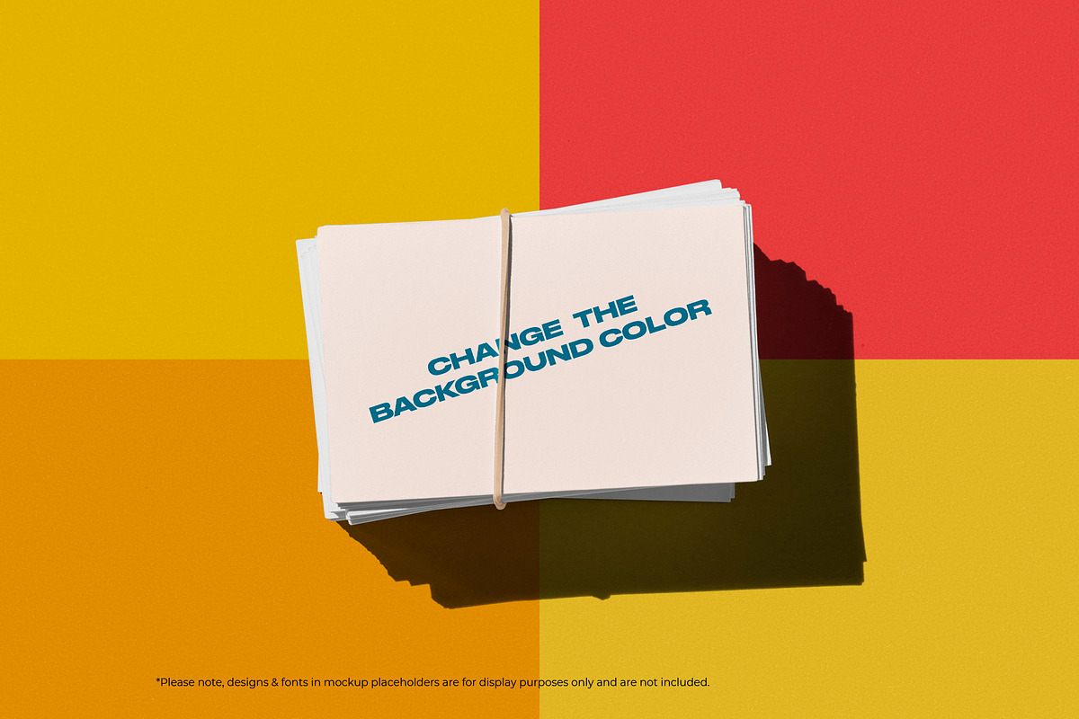 Overhead Business Card Set, a Merchandise Mockup by Moixo studio (Photo 3 of 7)