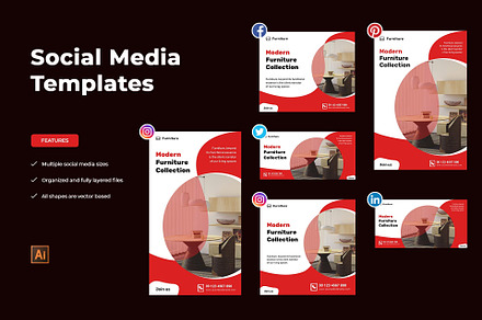 Social Media Templates Pack