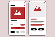 Mobile App Wireframe Template, a Wireframe Template by MightyDesign (Thumbnail 3 of 8)