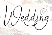 Wedding | Script Font, a Handwritten Font by Scratchones (Thumbnail 1 of 9)