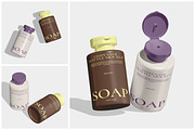 120ml Soap Dispenser Bottle Mockup, a Packaging Mockup by Unerispace (Thumbnail 1 of 5)