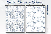 Festive Christmas patterns, a Decorative Illustration by LanaDzi (Thumbnail 19 of 25)