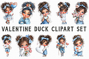 Watercolor Romantic Girl Clipart, an Illustration by Libby Wishes (Thumbnail 4 of 7)