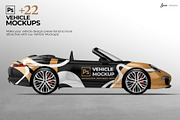 22 Vehicle Mockups - Cars and more, a Cups & Container Mockup by JAZZ STUDIO (Thumbnail 2 of 9)
