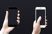 iPhone7 in Hand Mockups, an iPhone Mockup by ydlabs (Thumbnail 2 of 3)