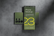 Smartphone Galaxy S23 Mockup, an Android Mockup by PaperMoon (Thumbnail 2 of 2)