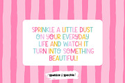 Magic Dust Playful Display Font, a Sans Serif Font by Sparkle & Speckle (Thumbnail 3 of 6)