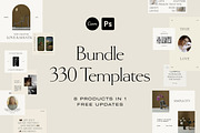 BUNDLE Instagram Templates Canva PS, a Social Media Template by Love Radiation Studio (Thumbnail 1 of 13)