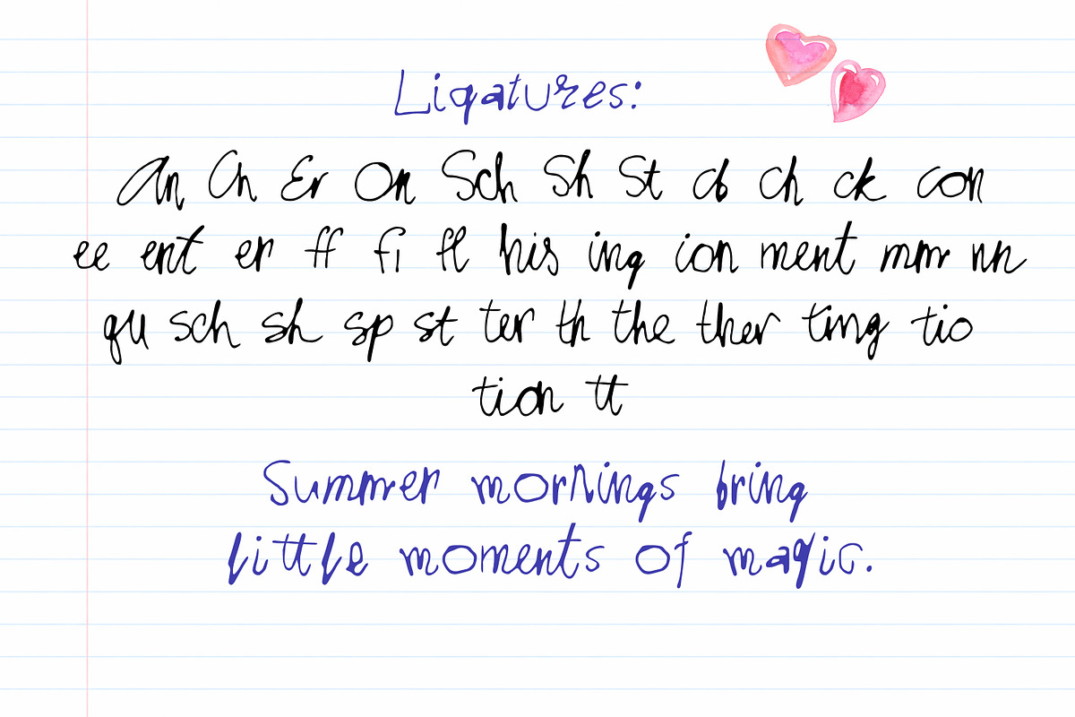 Quirky Inky Type – Handwritten Font, a Handwritten Font by SweetRenieDesigns (Photo 4 of 5)