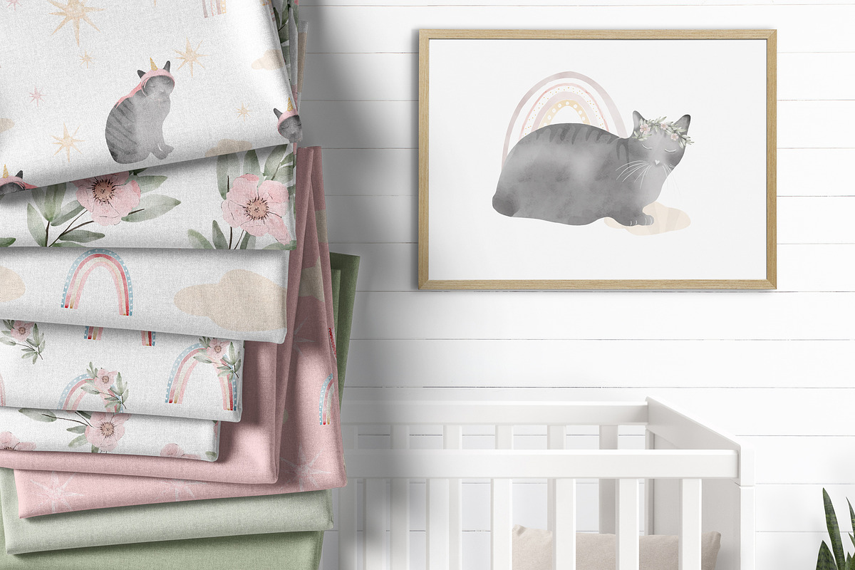 Magic Cats Clipart, an Illustration by natalisart (Photo 8 of 14)