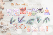 Christmas Cookies watercolor, a Food Illustration by Shabbypie (Thumbnail 7 of 12)
