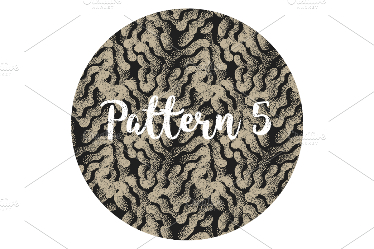 Vector Abstract Seamless Patterns, a Pattern Graphic by yamonstro (Photo 7 of 8)