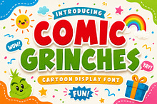 Comic Grinches - Playful Font