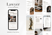 60 Lawyer Social Media Story, a Social Media Template by PatternLab. (Thumbnail 1 of 9)