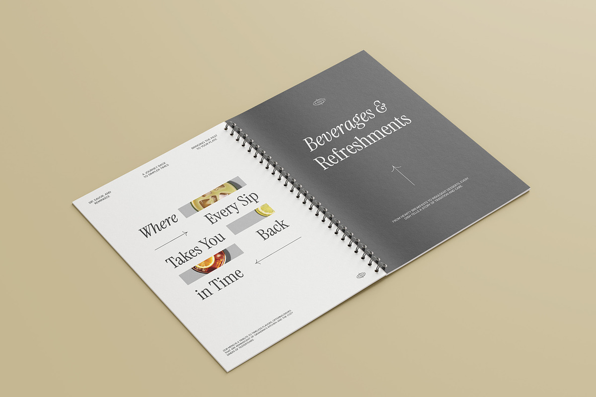 Nostalgic Menu Book - Menew, a Brochure Template by fakhroo (Photo 14 of 18)
