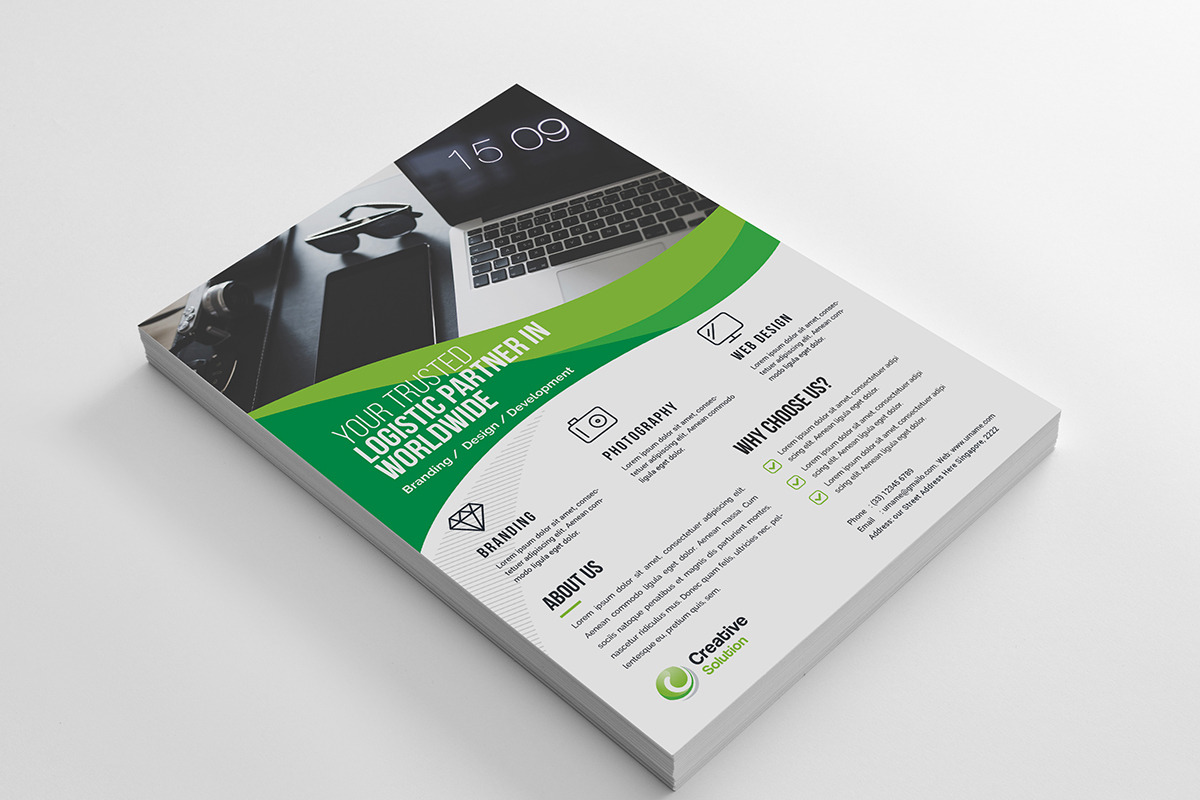 Corporate Flyer, a Flyer Template by GenerousArt (Photo 11 of 11)