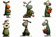 Hand Drawn Christmas Clipart, an Illustration by Black Bird Studio (Thumbnail 6 of 6)