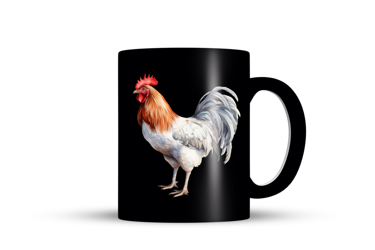 Roosters Clipart, an Animal Illustration by LekoArt (Photo 8 of 10)