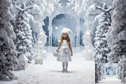 Christmas Forest backdrops, a Background Graphic by HappyNews (Thumbnail 7 of 12)