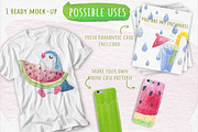 Watercolor Fruits and Ice-Cream, an Object Graphic by Kitiri Space (Thumbnail 4 of 5)