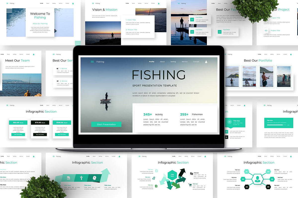 Fishing - Sport Powerpoint preview 5