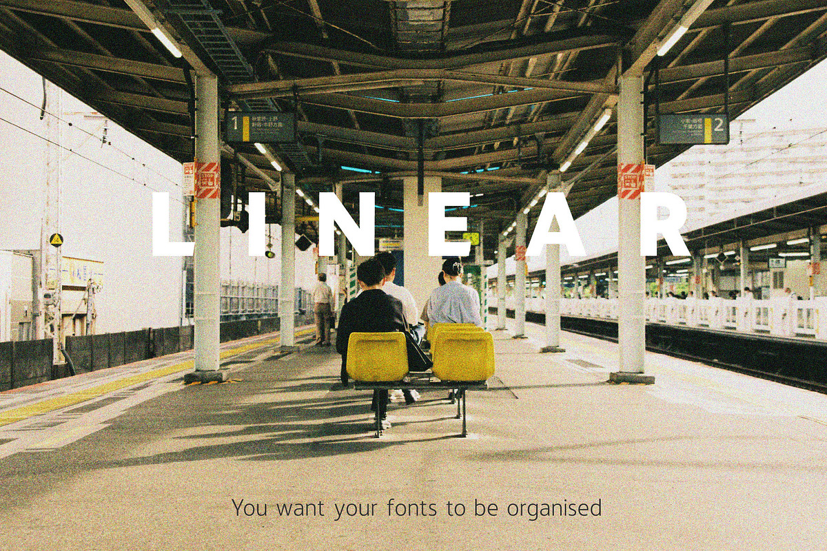 Linear Form Neue | A Sans Serif Font, a Sans Serif Font by Supersimbo © (Photo 8 of 11)
