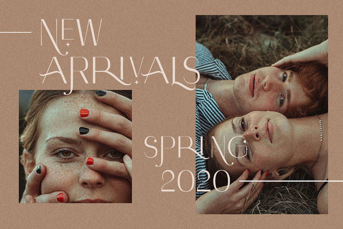 Celine - Chic Ligature Sans & Extras, a Sans Serif Font by SilverStag Type Foundry (Photo 9 of 23)
