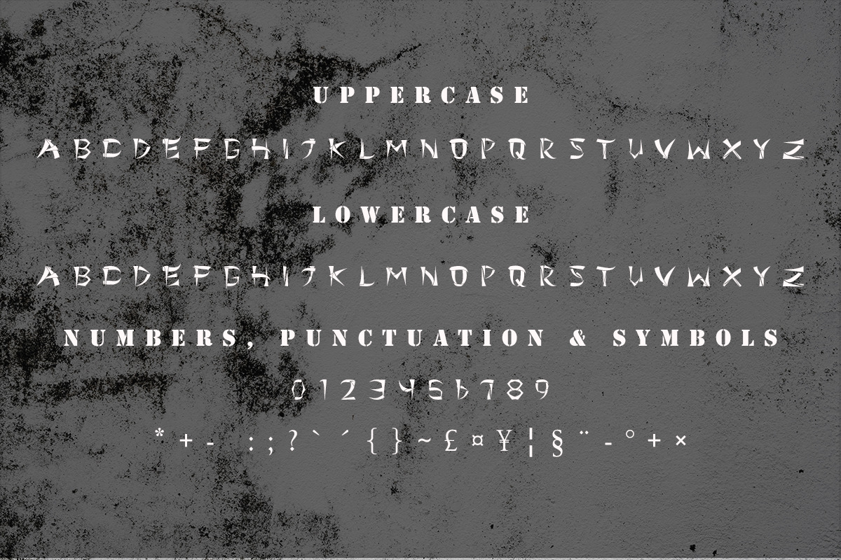 Wastebone Blackletter Gothic Font, a Blackletter Font by Fontmine Studio (Photo 7 of 7)