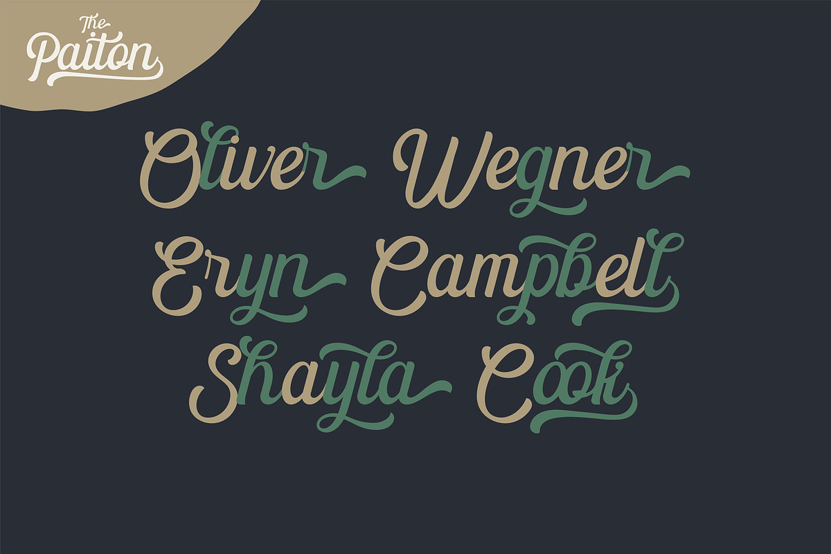 The Paiton -Modern Script Font, a Script Font by Morisco (Photo 6 of 9)