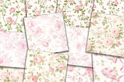 Rose Hydrangea Digital Paper, a Background Graphic by Design Scotch (Thumbnail 6 of 8)