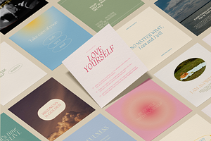 Self-Care Quotes CANVA IG Templates