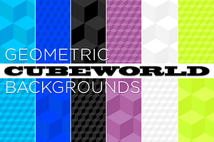 Cubeworld Seamless Pattern Tiles